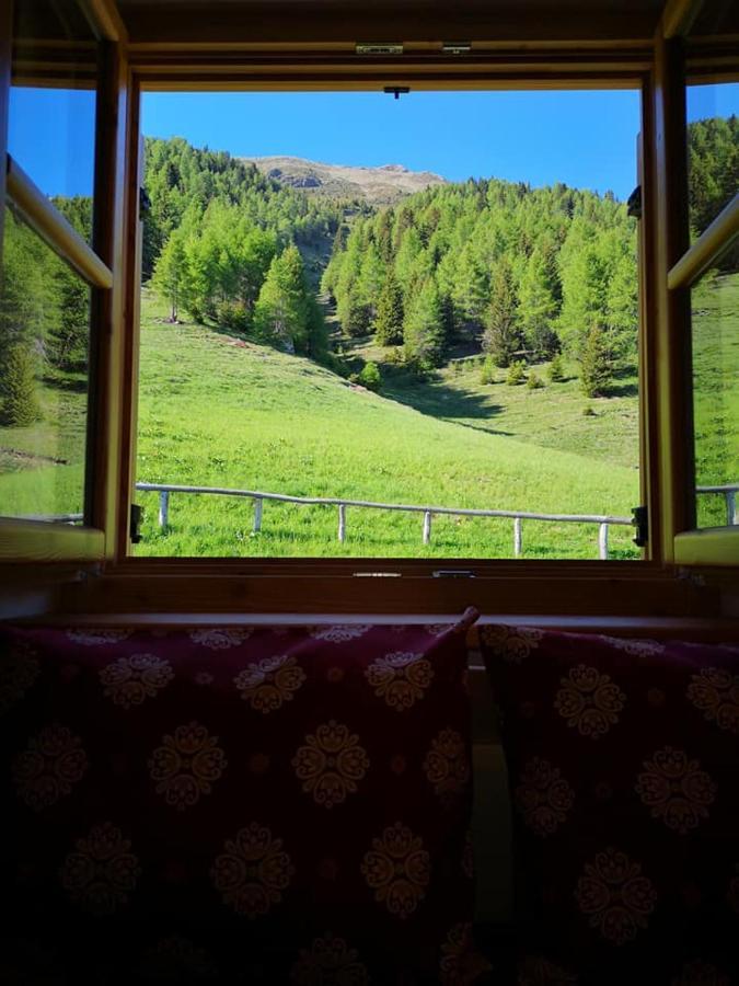 ホテル Restor Natura Malga Mondent Pracorno di Rabbi エクステリア 写真